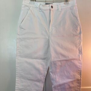 EUC Everlane Utility pants - White size 14 crop